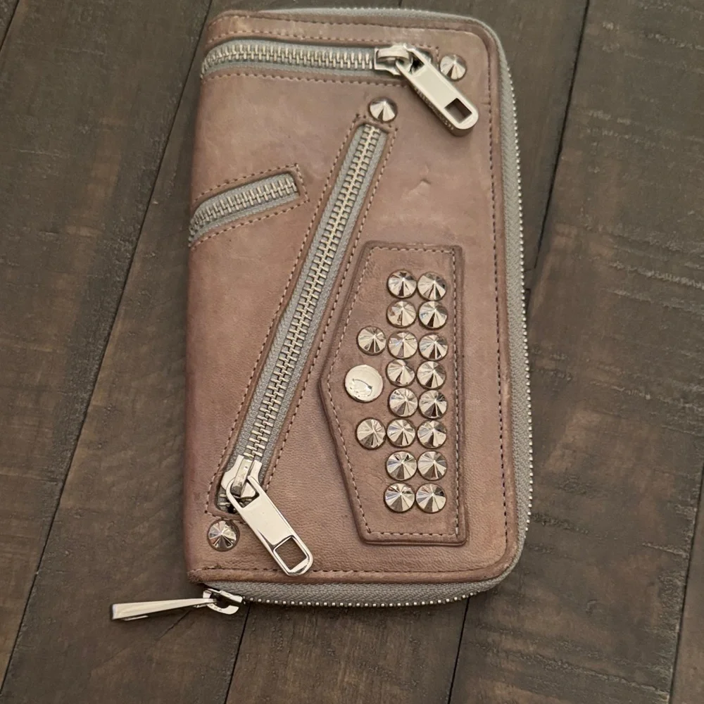 Rebecca Minkoff Taupe Leather Wallet
